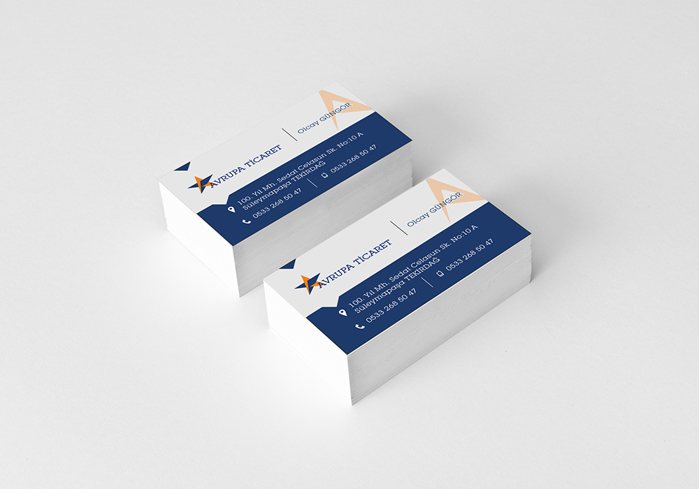 Kartvizit - avrupa ticaret